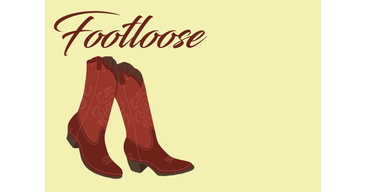 Red cowgirl 2025 boots footloose