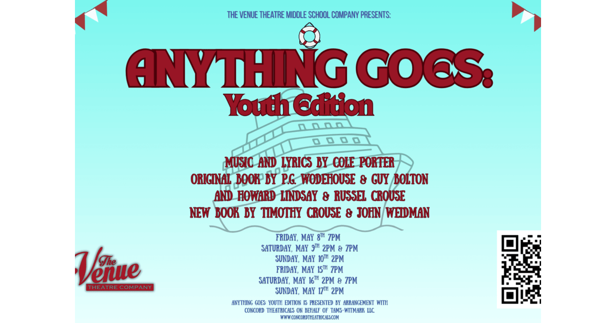 The Venue Theatre Presents: Anything Goes: Youth Edition
