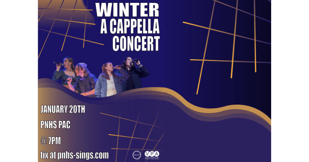 Plymouth North High School Presents PNHS Winter A Cappella Concert 2023