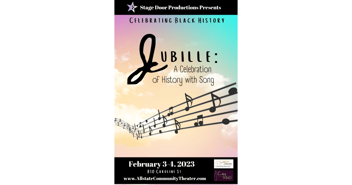 Stage Door Productions, Inc. Presents Jubilee A Celebration of History through Song