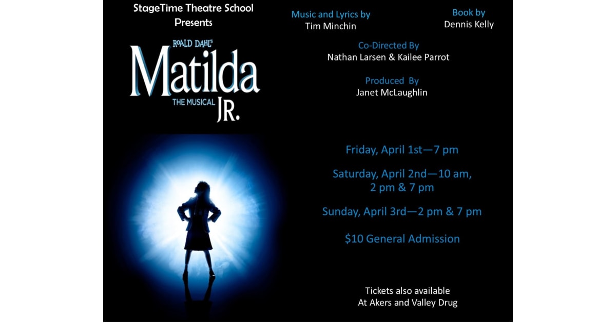 Chewelah Center for the Arts Presents Matilda