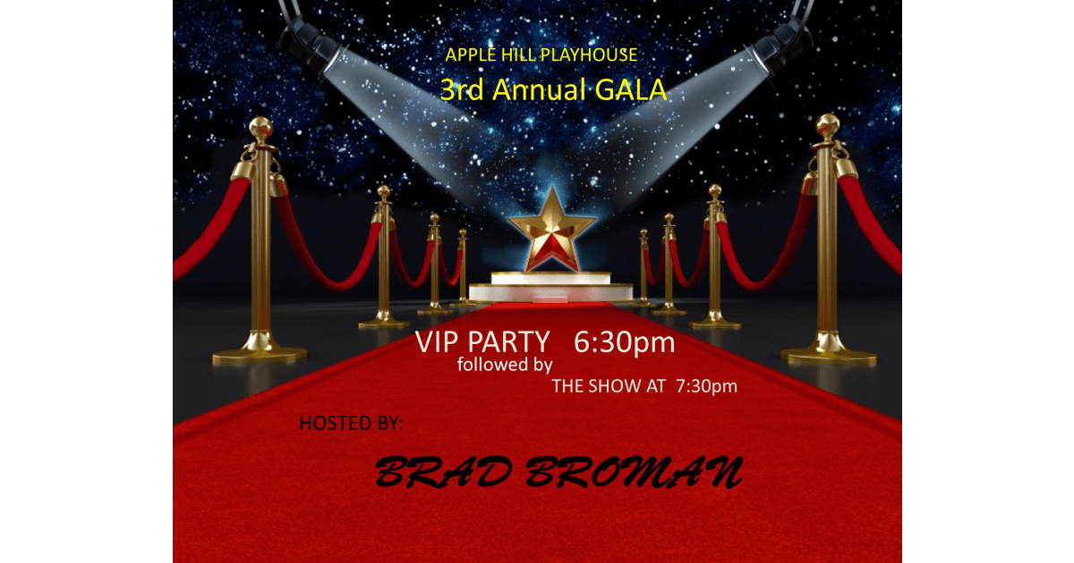 Apple Hill Players Presents 3rd Annual Apple Hill GALA Comedy Tonight
