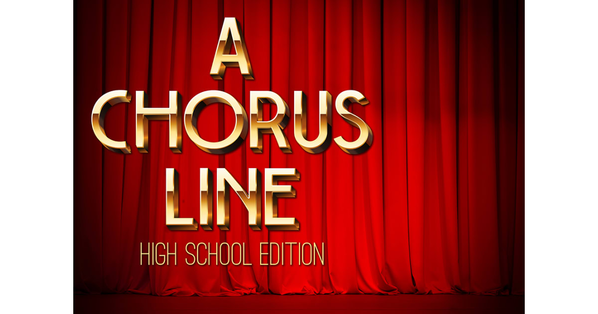 Santa Teresa High School Presents A Chorus Line High School Edition