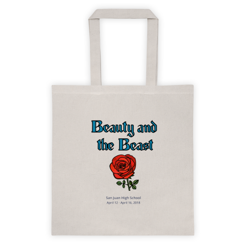 Beauty and the Beast totebag