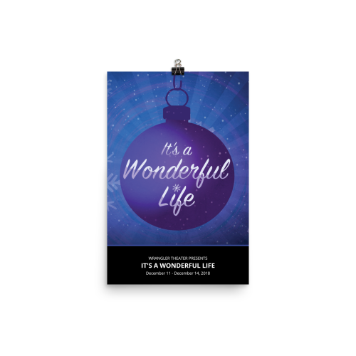 It's A Wonderful Life- Poster