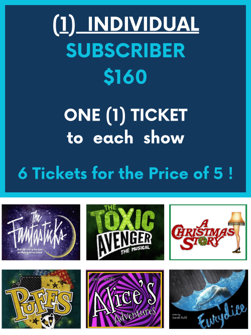 2023-24 INDIVIDUAL SUBSCRIBER - 1 Ticket for All 6 Shows!