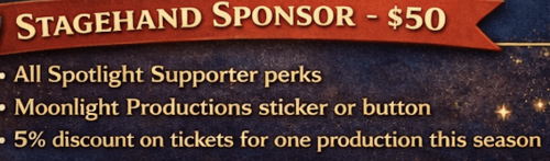Stagehand Sponsor