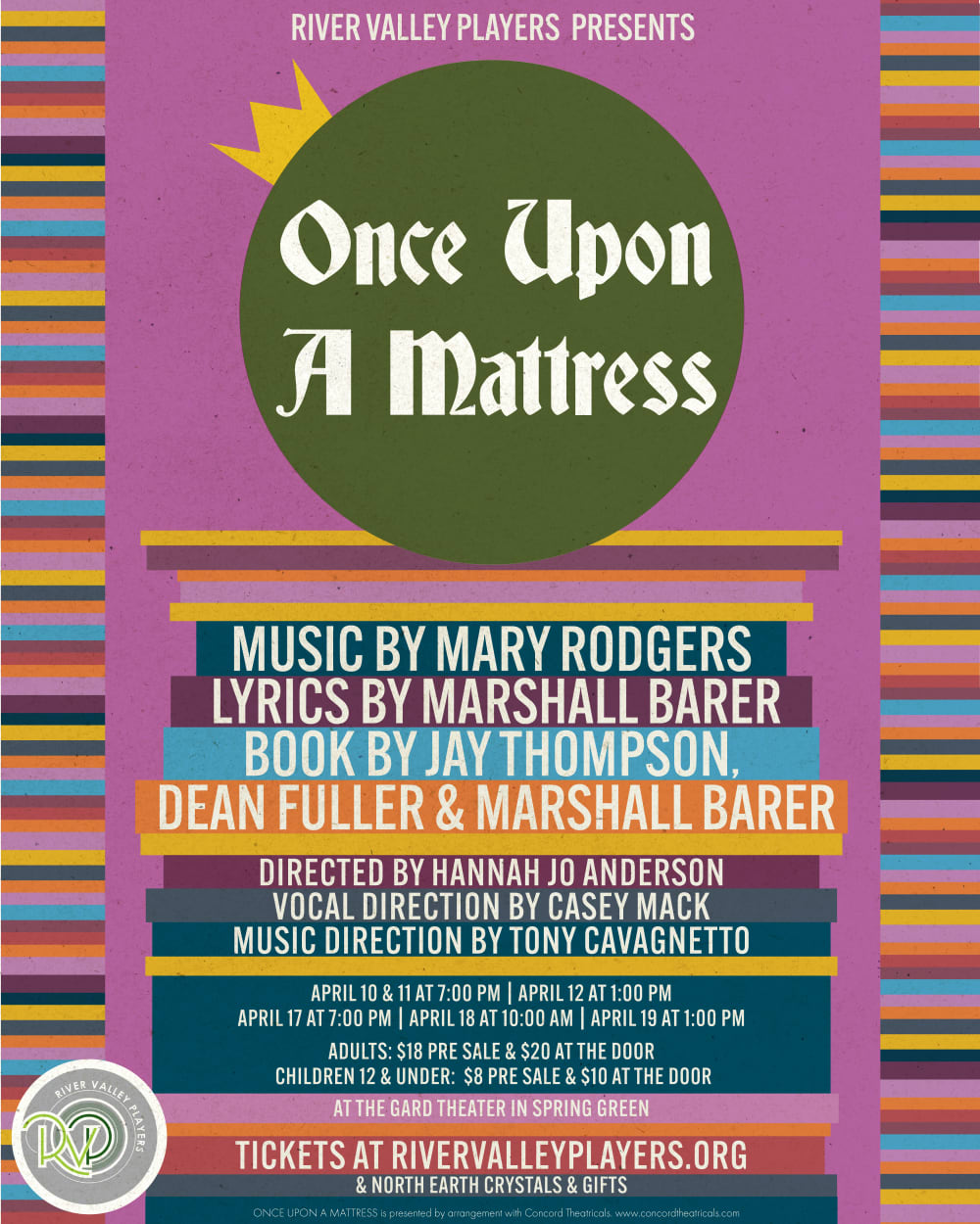 Show poster for Once Upon a Mattress