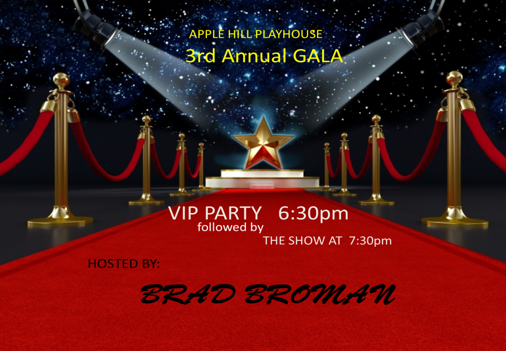 Apple Hill Players Presents 3rd Annual Apple Hill GALA Comedy Tonight