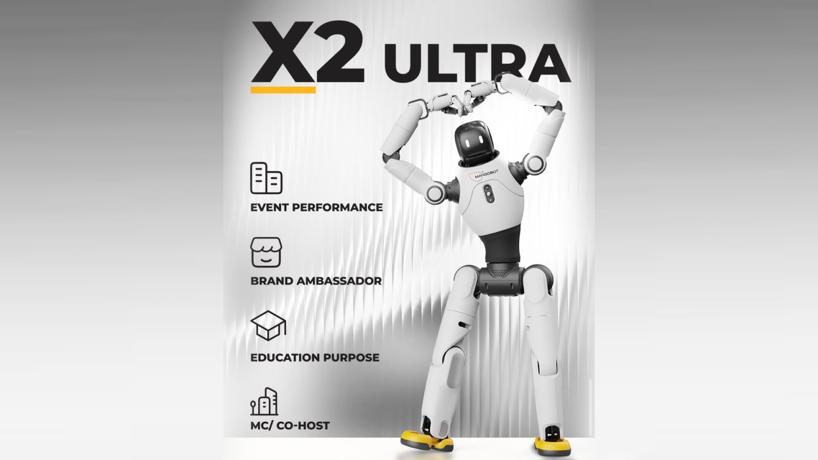 Mangobot X2 Ultra, Humanoid Dance Robot — photo 1