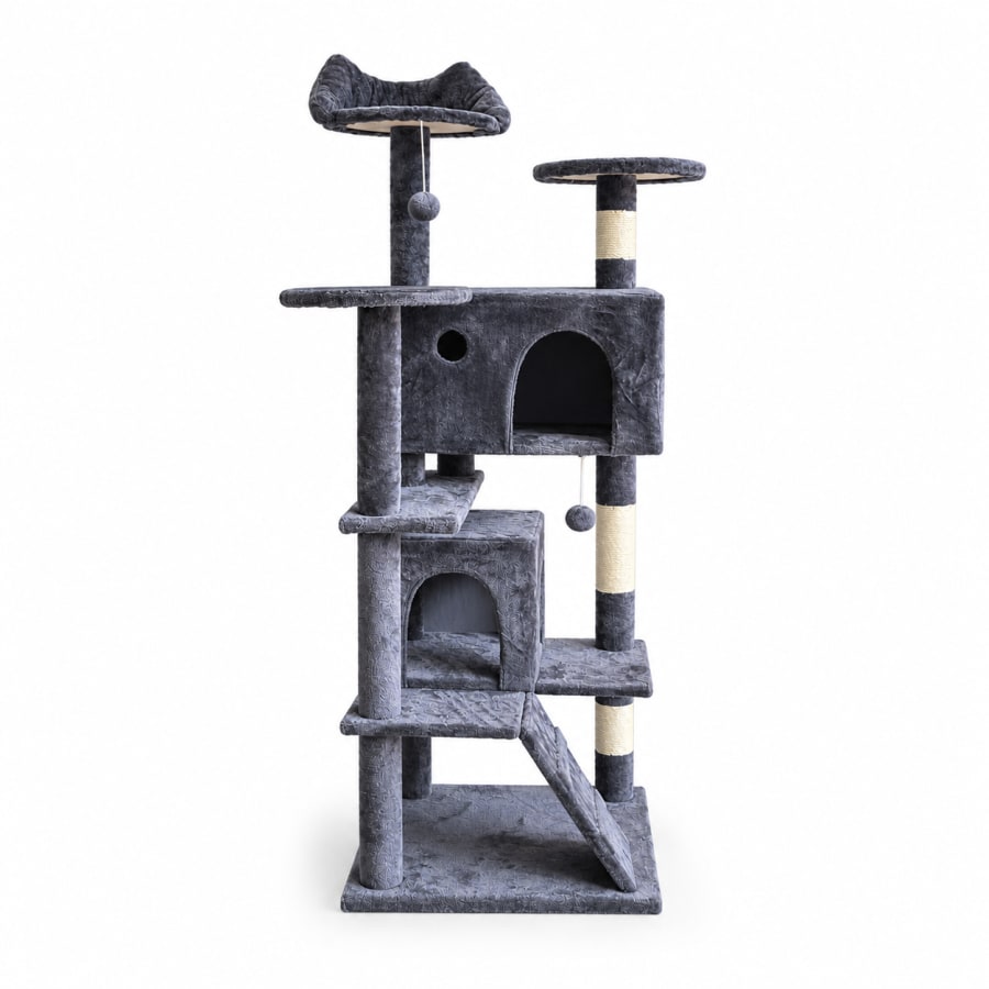 Árbol para Gatitos Gris Oscuro