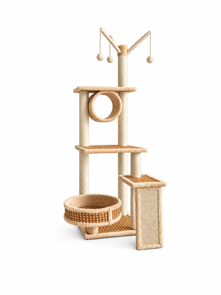 Árbol para Gatitos Beige