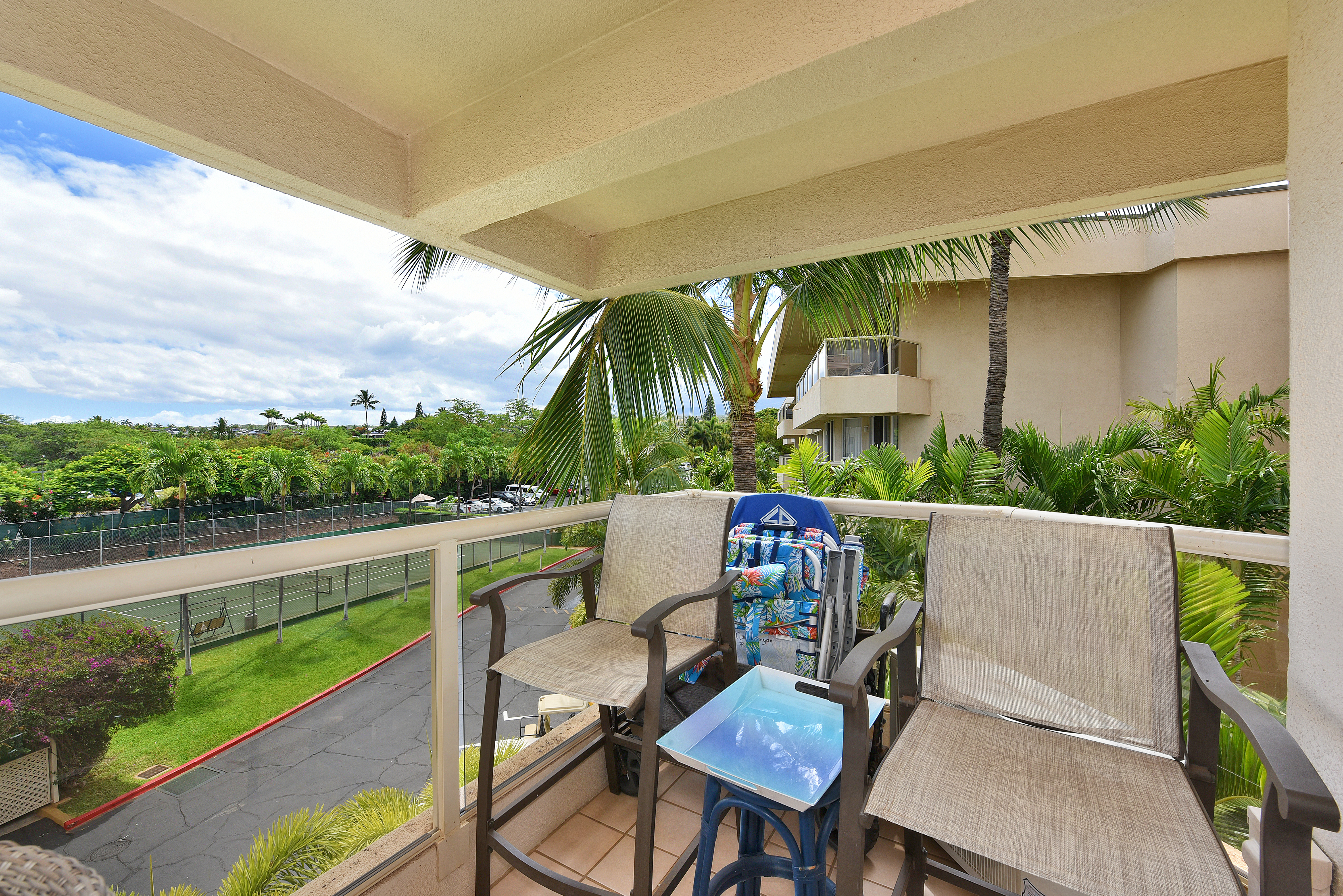 Work from the P410 lanai
