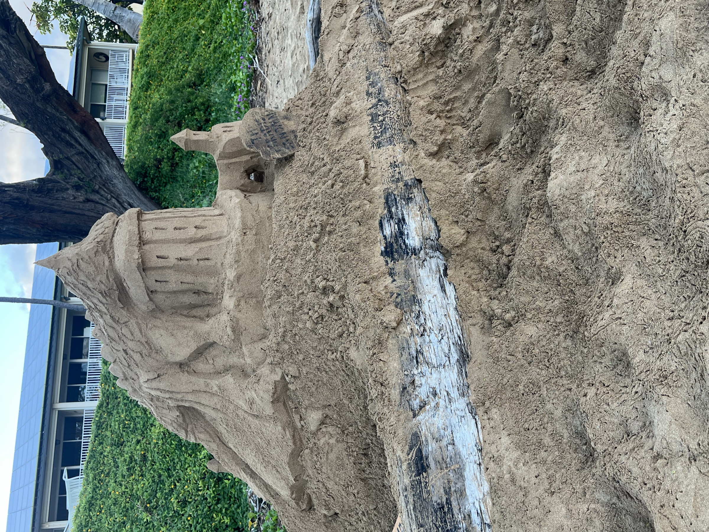 Paradise Sandman dragon castle — wider angle, June 29, 2026