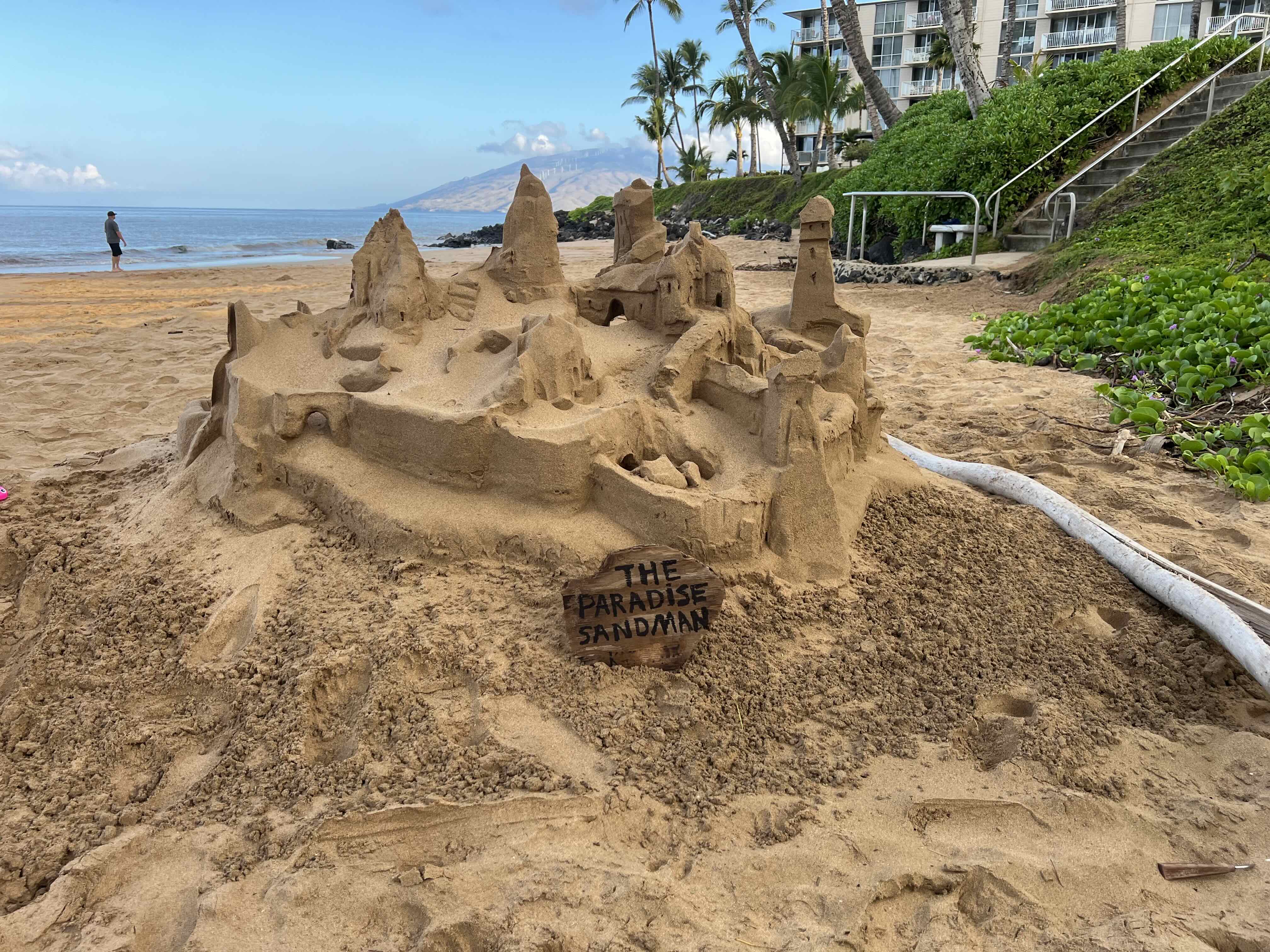 Sand castle art Maui