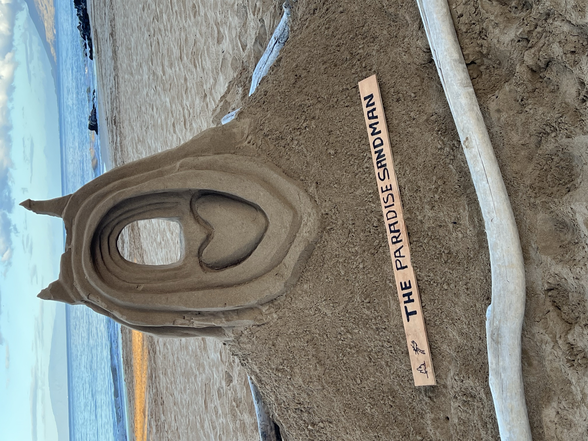 Sand castle, Kama'ole Beach, June 26, 2026