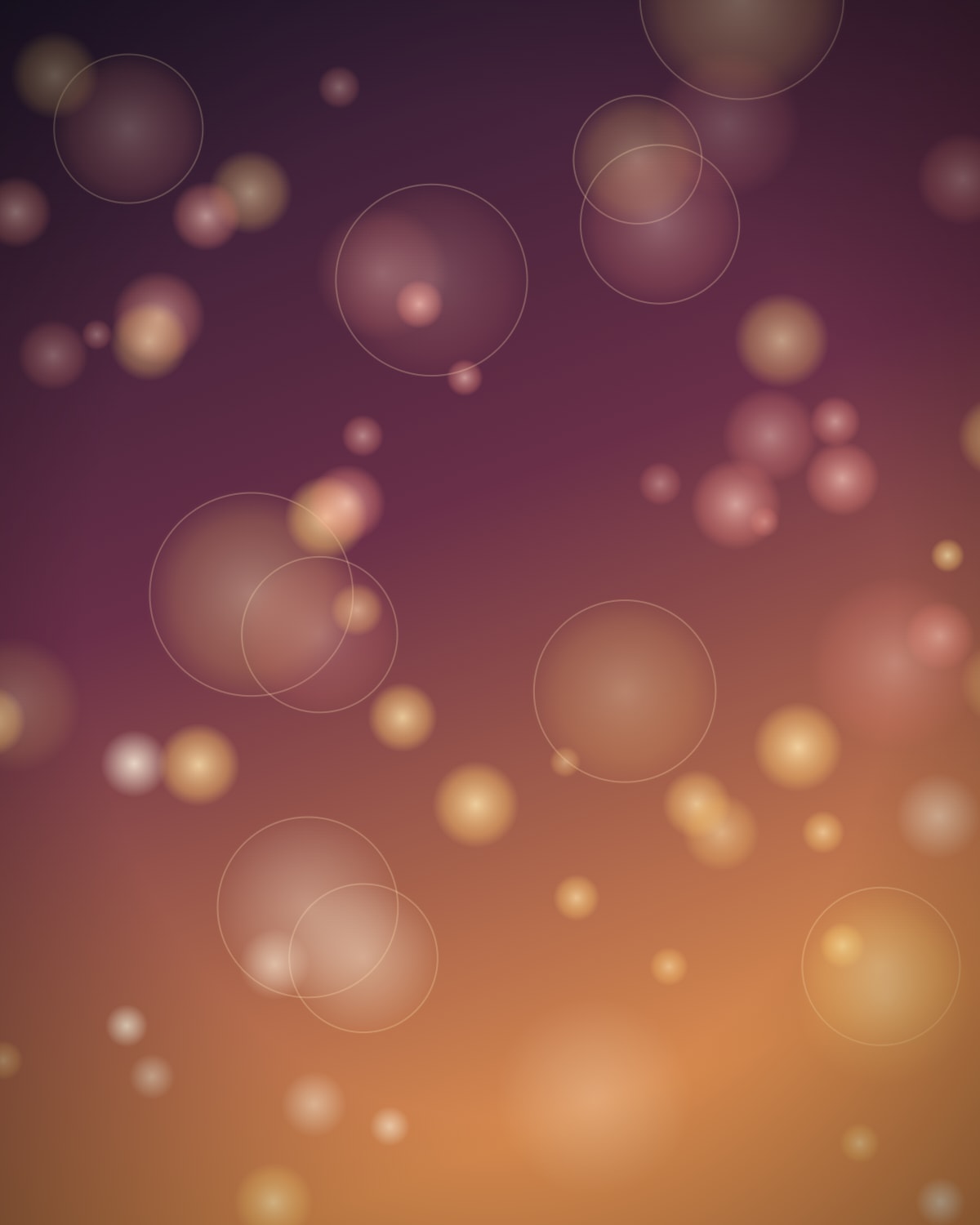 Golden Bokeh Background