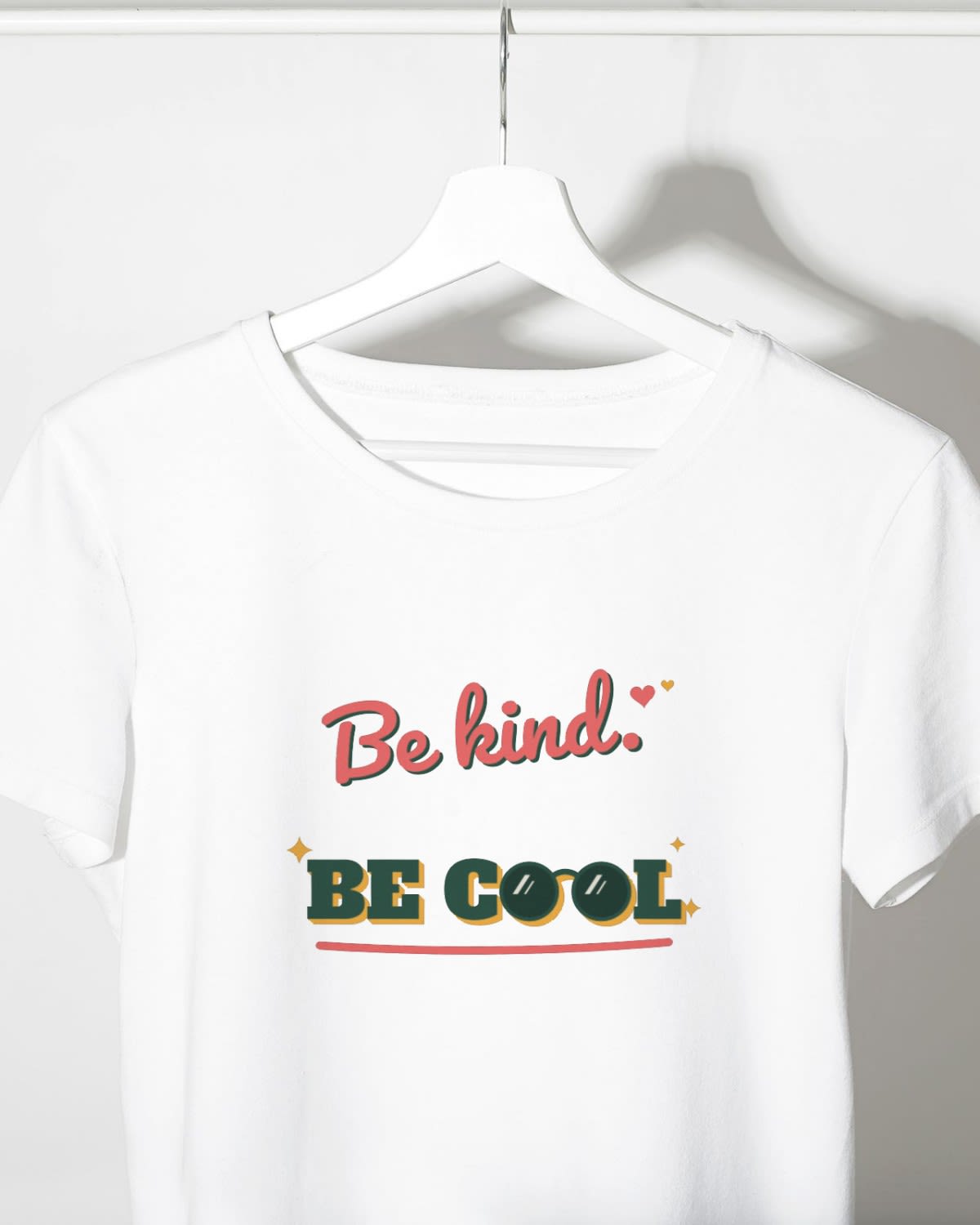 T-Shirt with the "Be kind. Be cool." design