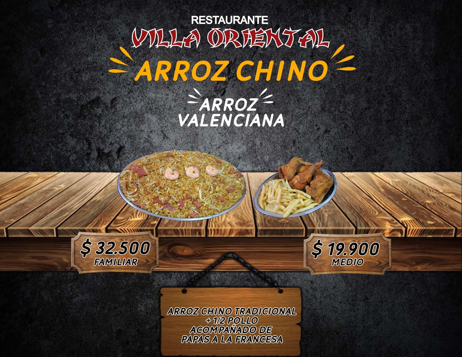 Arroz valenciana · familiar