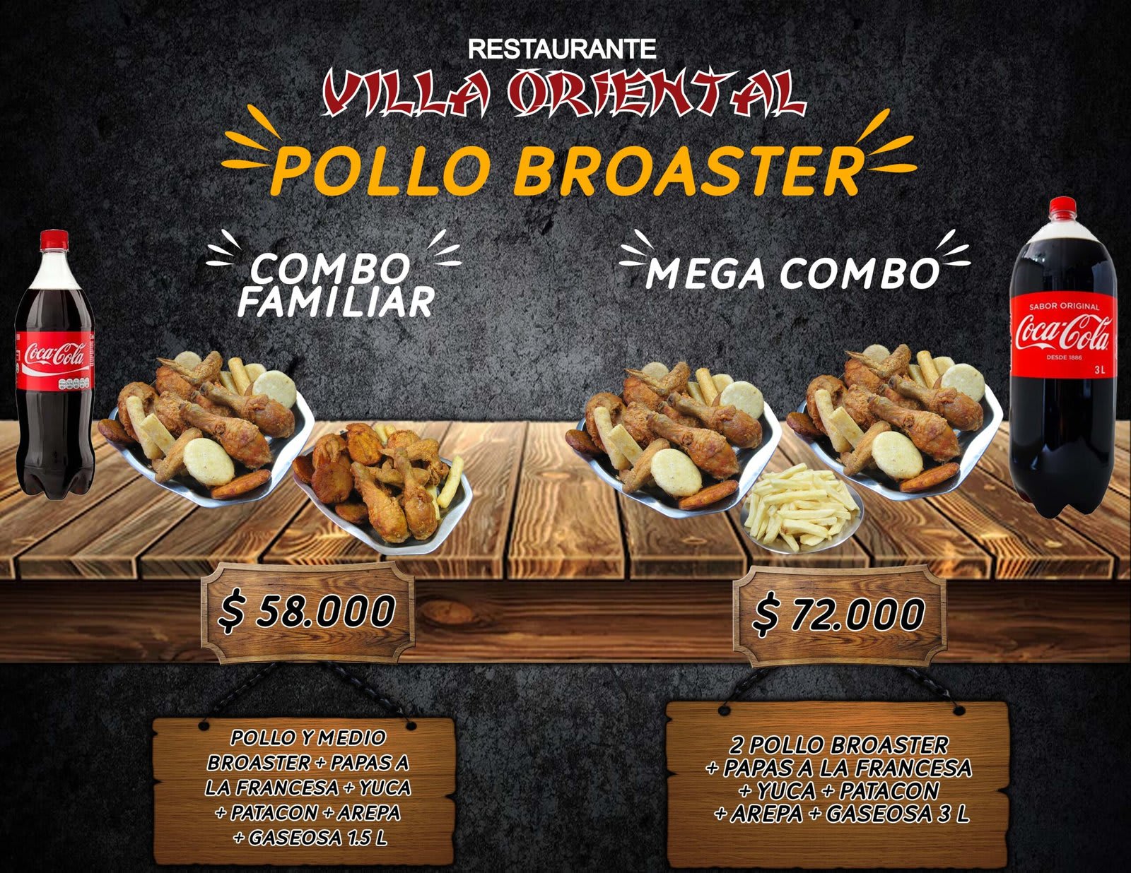 Combo familiar broaster