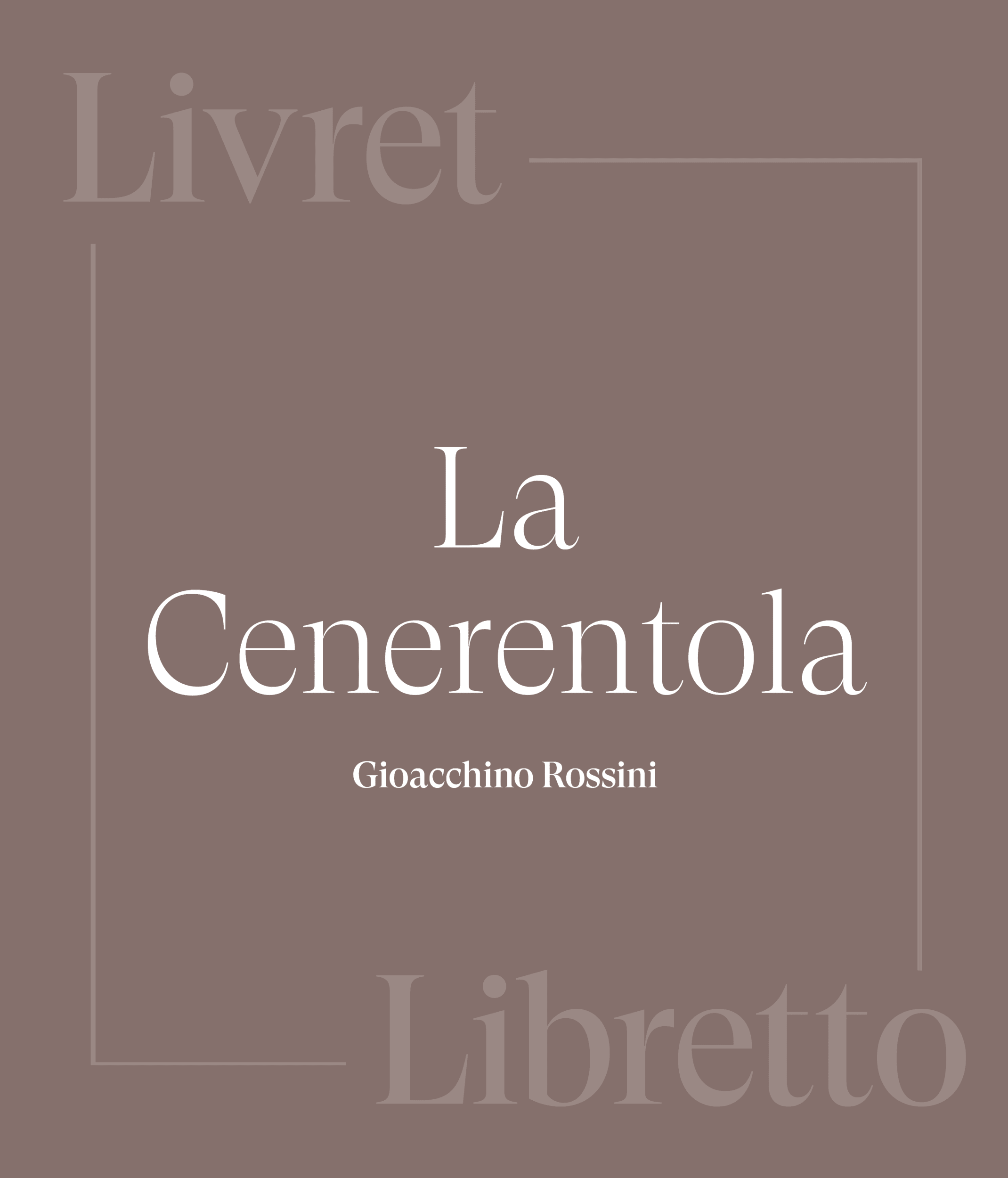 Livret La Cenerentola