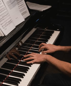 Piano et cordes