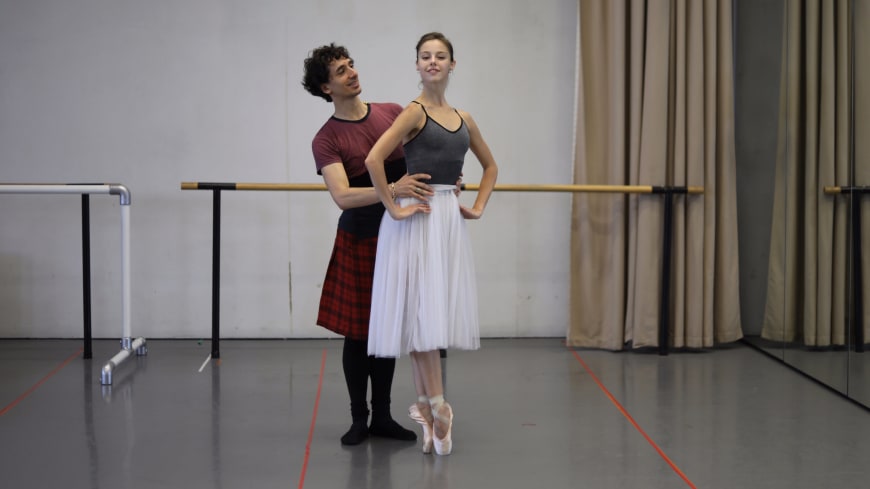 Le Pas de deux des Ecossais de La Sylphide