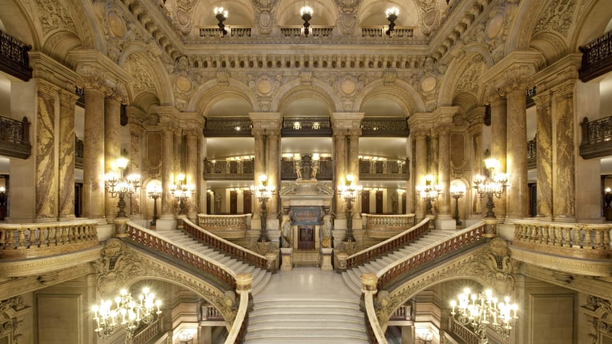 Palais Garnier, le grand escalier