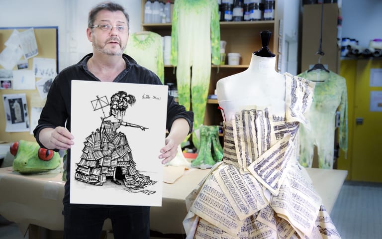 La robe-partition de Platée