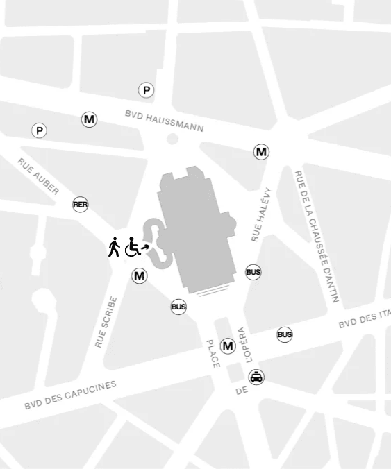 <br>Venir au Palais Garnier