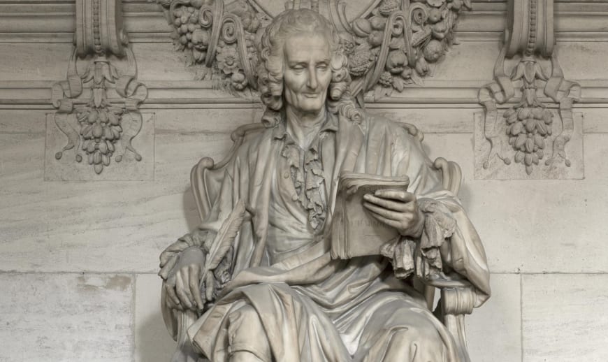 Jean-Philippe Rameau, un des compositeurs dont la statue orne le grand vestibule du Palais Garnier 