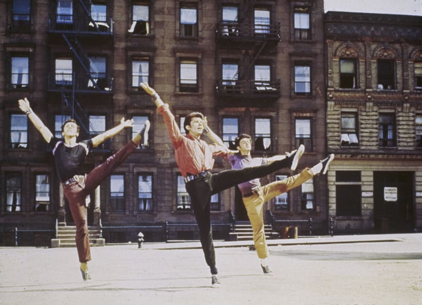 West Side Story, film de Robert Wise et Jerome Robbins, sur une musique de Leonard Bernstein, 1961.