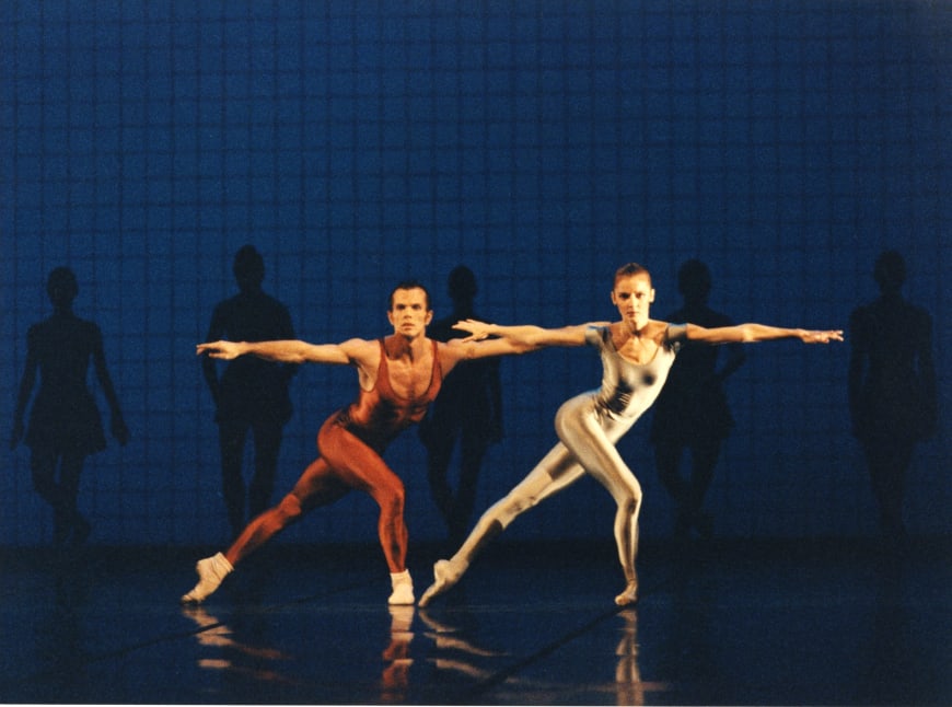 Wilfried Romoli et Agnès Letestu dans Glass Pieces à l’Opéra de Paris 