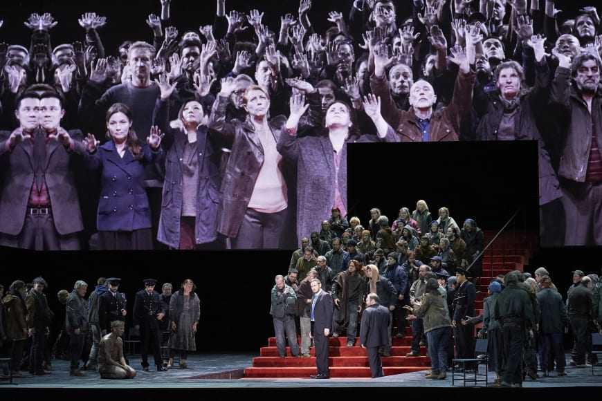 Alexander Tsymbalyuk (Boris Godounov), Opéra Bastille, 2018 