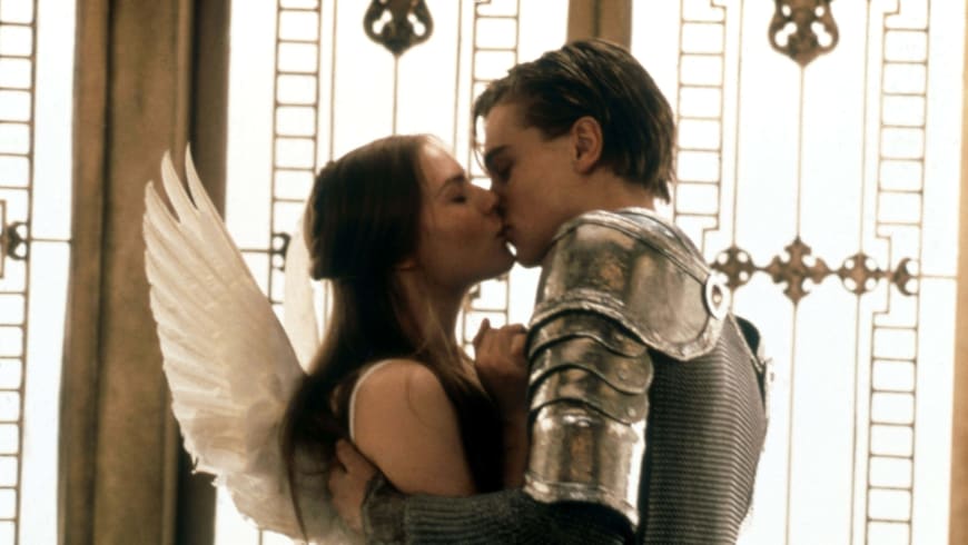Roméo + Juliette, Baz Luhrmann, 1996, avec Claire Danes et Leonardo Di Caprio