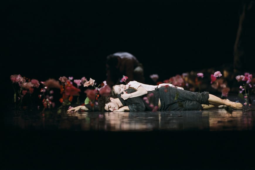 Laëtitia Pujol et Jérémie Bélingard dans Wuthering Heights