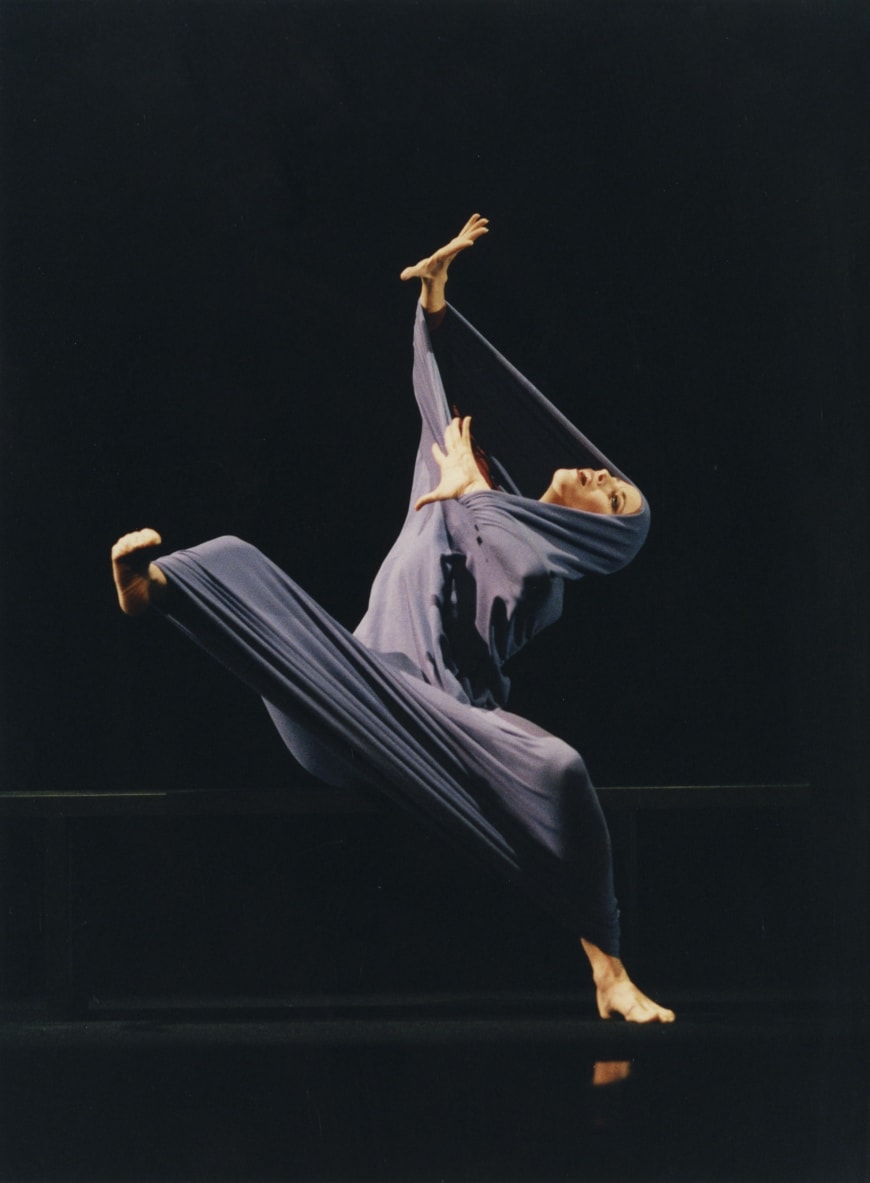 Fanny Gaïda lors de l’entrée au répertoire de Lamentation, novembre 1998