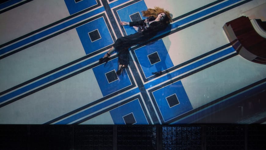 Barbara Hannigan (Elle), La Voix Humaine, Palais Garnier, 2015