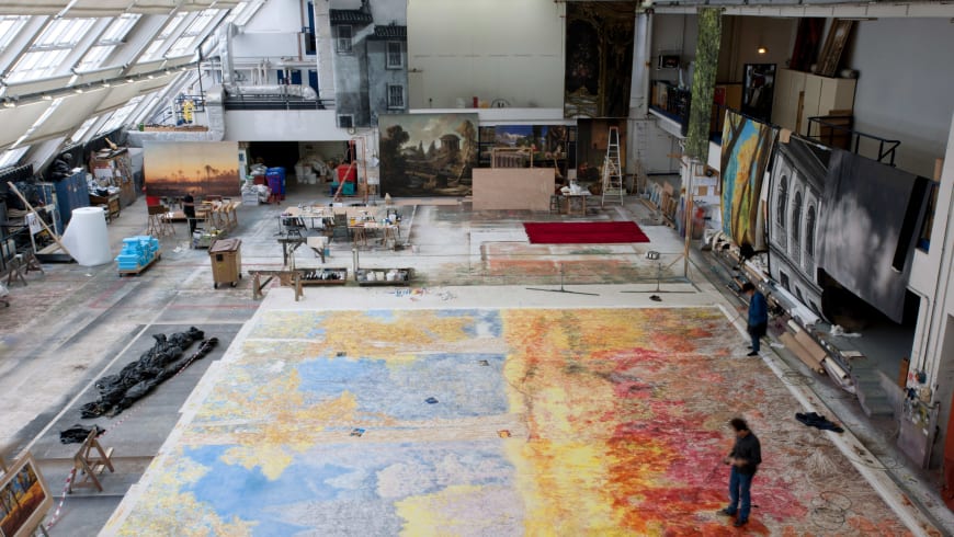 Ateliers de décors de l'Opéra Bastille, atelier peinture