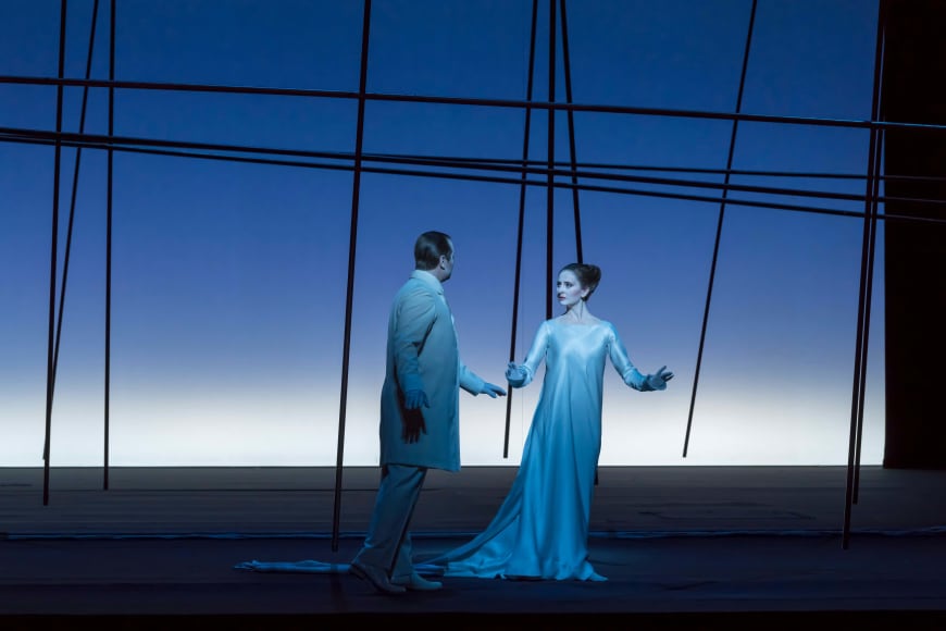 Etienne Dupuis (Pelléas) et Elena Tsallagova (Mélisande), Opéra Bastille, 2017