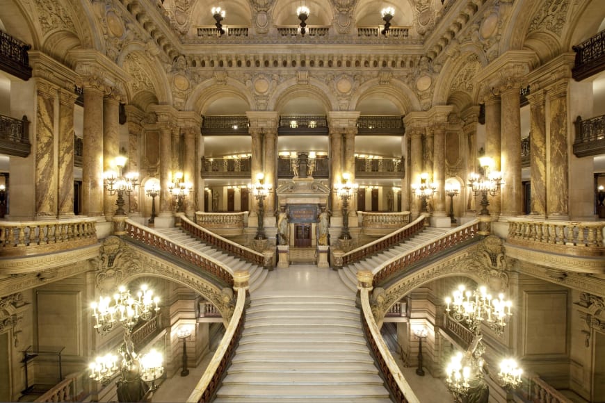 Palais Garnier, le grand escalier