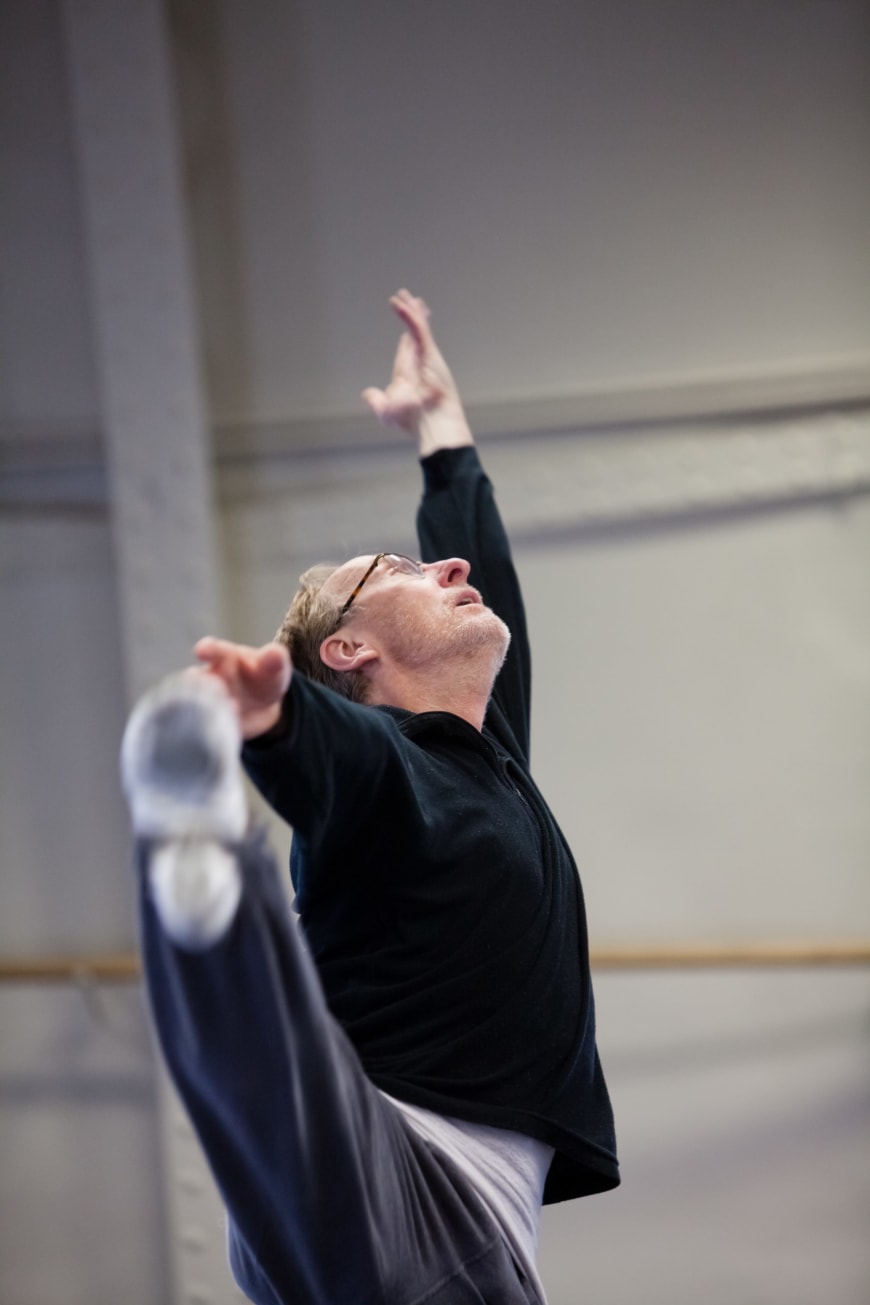 Orphée et Eurydice, Dominique Mercy au cours d’une répétition, 2012