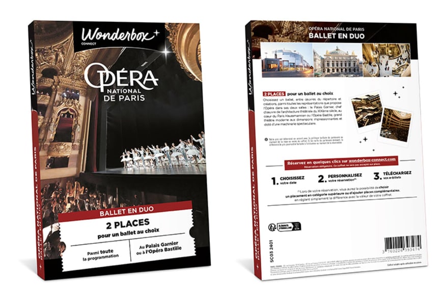 1 BALLET / 2 PLACES – 199.90 € 