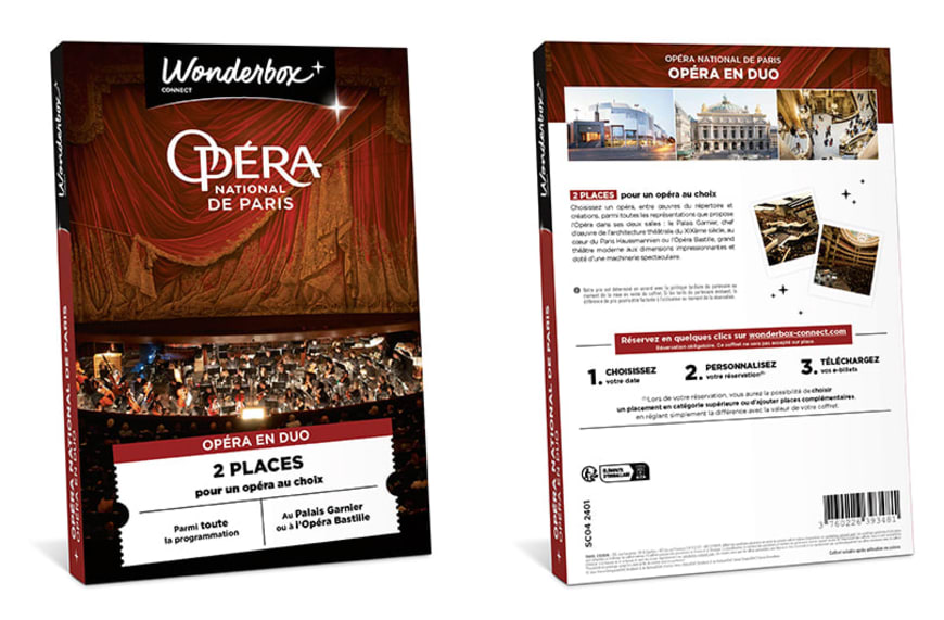 1 OPÉRA / 2 PLACES – 279.90 € 