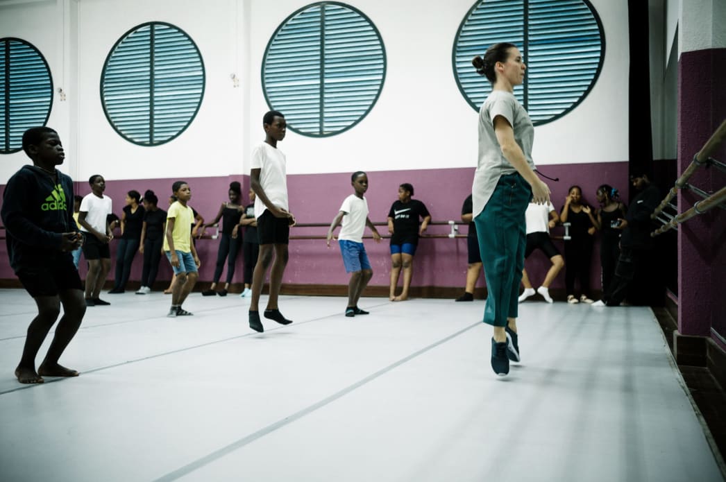 Atelier Muriel Zusperreguy et Stéphane Bullion CHAD au Conservatoire de Musique Danse et Théâtre de Guyane (CMDTG)