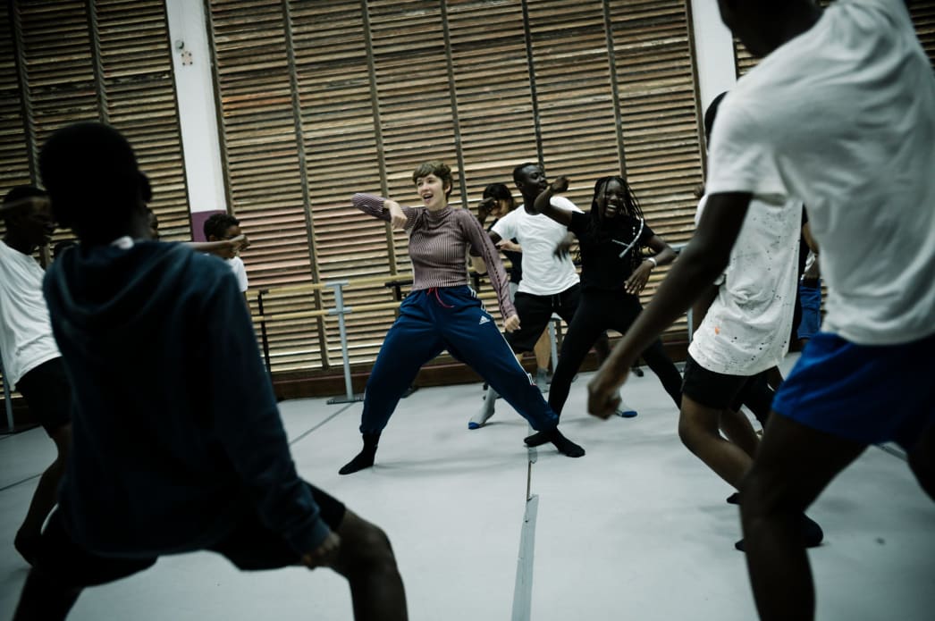 Atelier de Takeru Coste et Marion Gautier de Charnacé au Conservatoire de Musique Danse et Théâtre de Guyane (CMDTG)