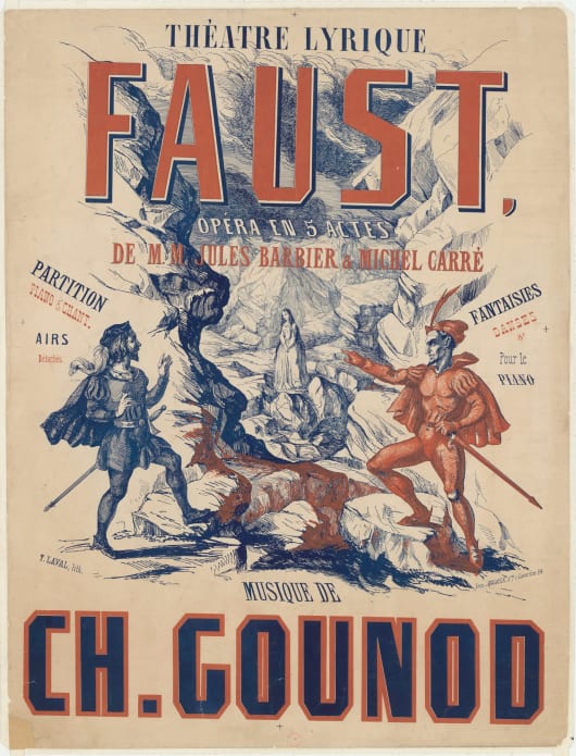 Affiche pour l'opéra 