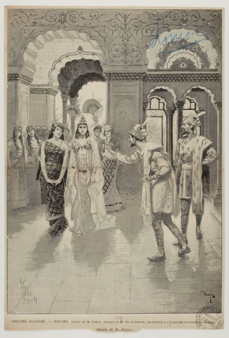Press illustration for ‘Djelma’ by Charles Lefebvre - A. de Parys (1894)