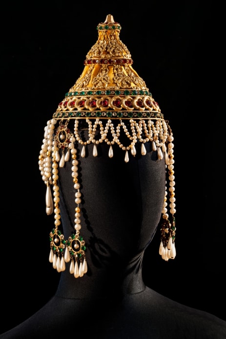 Headdress worn by Rose Caron in the title role of ‘Djelma’ by Charles Lefebvre