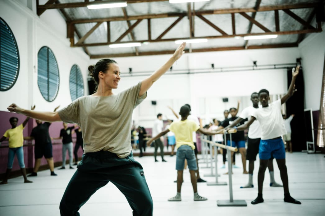 Atelier Muriel Zusperreguy et Stéphane Bullion CHAD au Conservatoire de Musique Danse et Théâtre de Guyane (CMDTG)